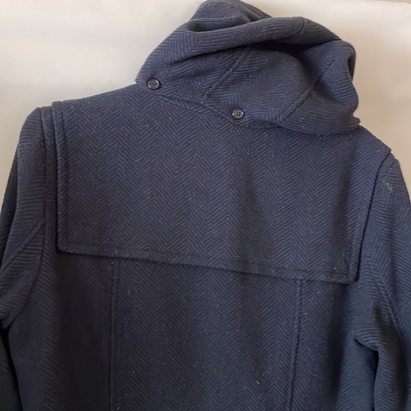 Celebrity Pink large Coat color blue closure zipper and buttons with hoodie - Picture 10 of 13